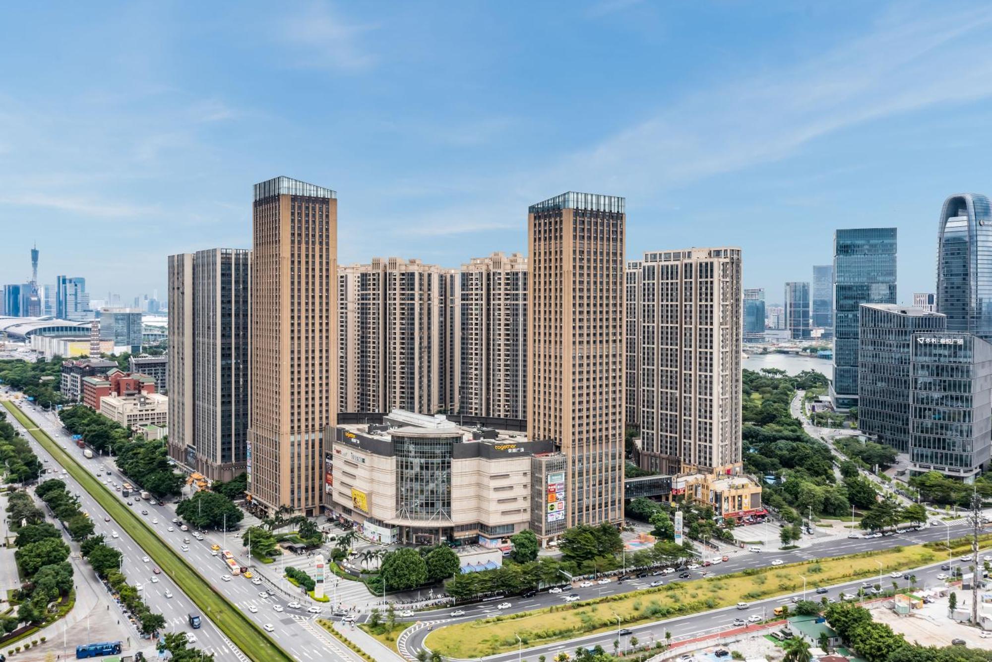 Pazhou Angda International Aparthotel Canton Fair Branch Guangzhou Exterior foto