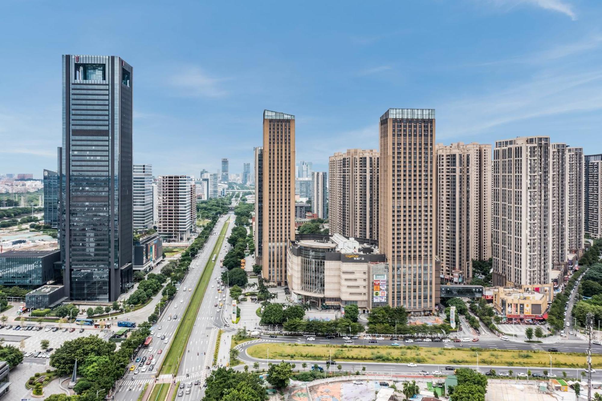 Pazhou Angda International Aparthotel Canton Fair Branch Guangzhou Exterior foto
