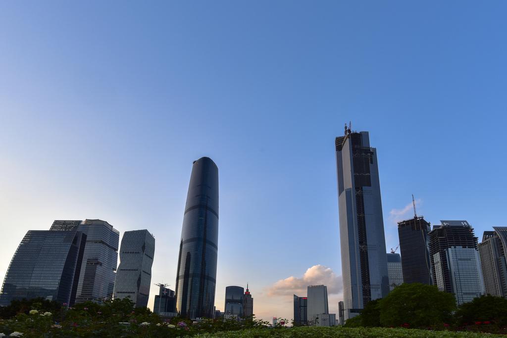Pazhou Angda International Aparthotel Canton Fair Branch Guangzhou Exterior foto